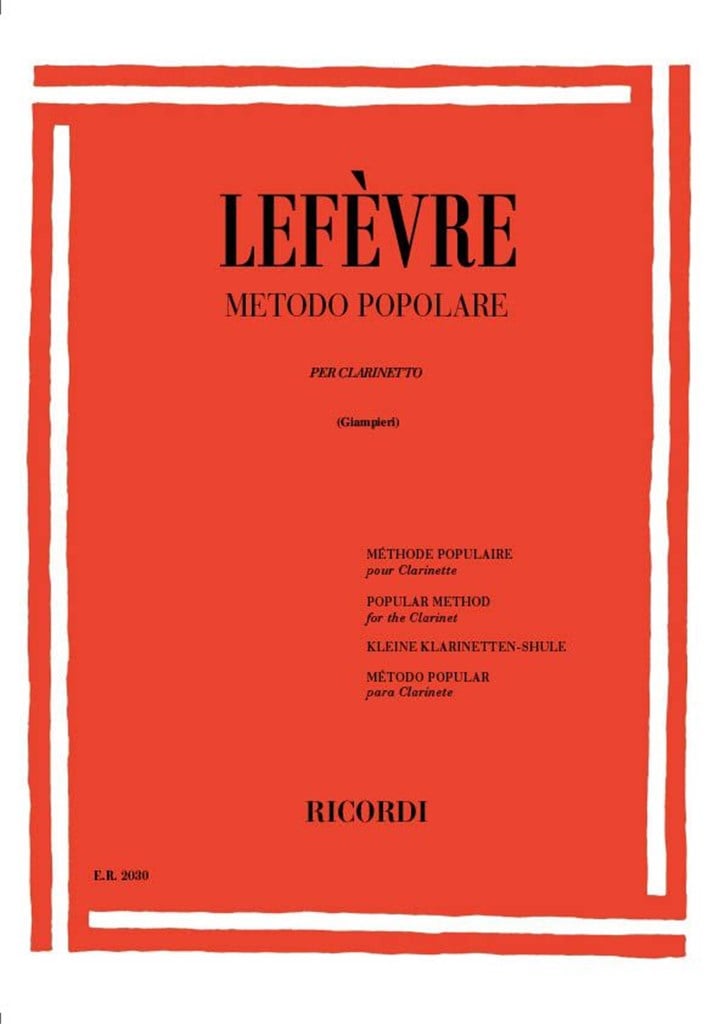 Metodo Popolare Per Clarinetto